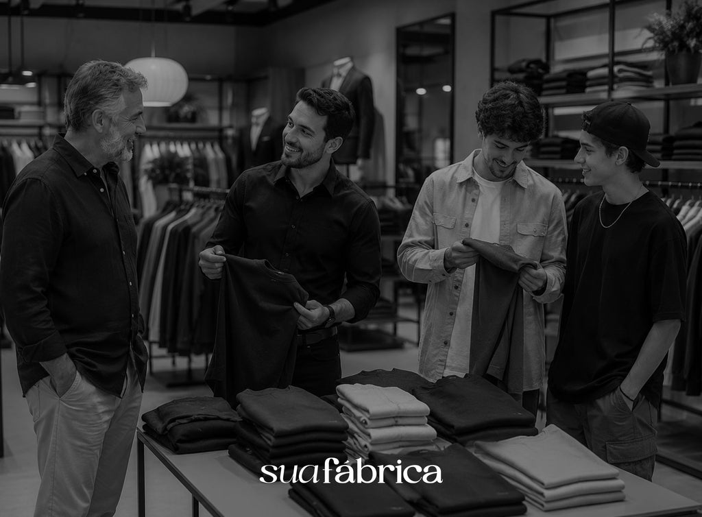 Moda masculina para diferentes gerações: como atender públicos distintos sem perder a identidade da sua loja