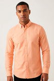 CAMISA MANGA LONGA SLIM FIT OXFORD BUTTON DOWN
