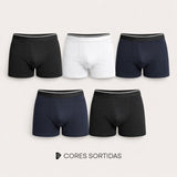 KIT 5 CUECAS BOXER COTTON PLUS SIZE