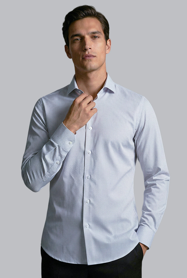 Quadriculado Marinho Branco