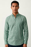 CAMISA MANGA LONGA SLIM FIT OXFORD BUTTON DOWN