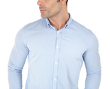 CAMISA SLIM FIT COLARINHO FRANCÊS BUTTON DOWN