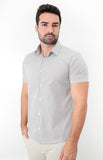 CAMISA MANGA CURTA SLIM FIT LISTRADA