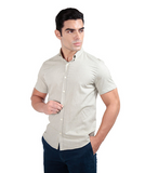 CAMISA MANGA CURTA SLIM FIT OXFORD BUTTON DOWN